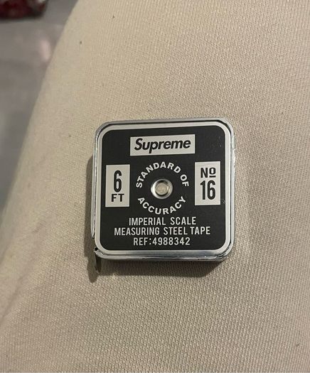 Supreme black imperial tape measure