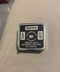 Supreme black imperial tape measure
