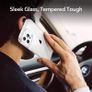 lass Case Compatible with iPhone 12 Pro Max Scratch-Resistant Tempered Glass Shock-Absorbing Flexible Frame Clear Image 2