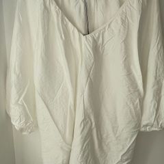 Ladies white top plus size