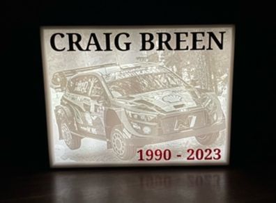 Craig Breen Lithophane Lightbox