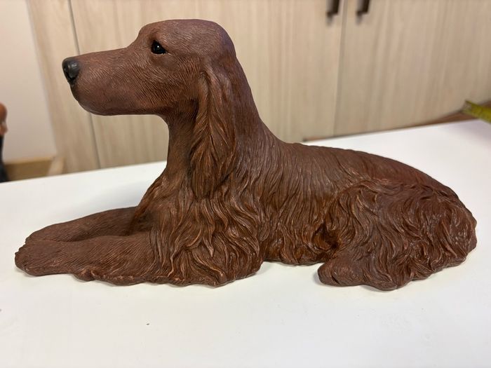 Vintage Sandicast Large Irish Setter Figurine - Dog Statue