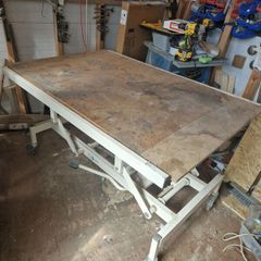 Hospital bed Workbench