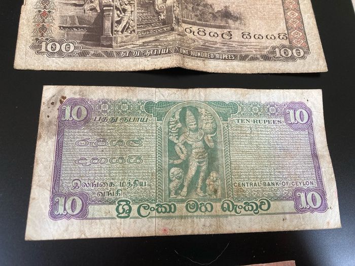 Ceylon (Sri Lanka) banknotes