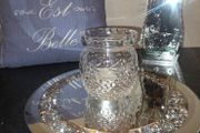 Galway Crystal Cut Glass Tealight Holder Votive Candle Home Decor Gift