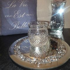 Galway Crystal Cut Glass Tealight Holder Votive Candle Home Decor Gift