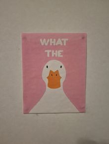 What the DUCK Canvas Poster