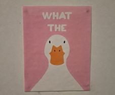 What the DUCK Canvas Poster