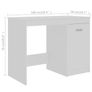 Desk with Cabinet Old Wood Engineered Wood Image 5