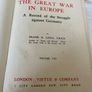 The rise of the East African Empire by Captain F.D.Lugard. The Great War in Europe volumes 3 & 8 by Frank R. Cana Image 6