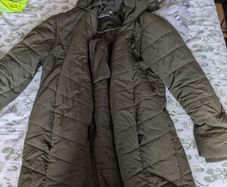 Khaki 2-in-1 Maternity Puffer Jacket