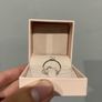 0.50ct Natural Diamond Ring 14k White Gold Ring Image 2