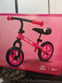 Unicorn Balance Bikes for Kids 10" wheel size