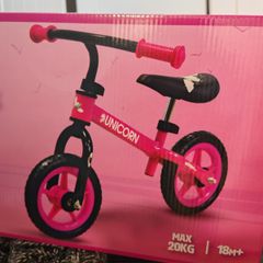 Unicorn Balance Bikes for Kids 10" wheel size
