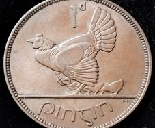 Ireland - 1935 - Penny - Hen - KM.3 - [307]