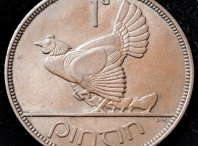 Ireland - 1935 - Penny - Hen - KM.3 - [307]