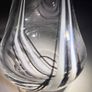 Caithness Flamenco - Small bottle style vase - Black & White Image 4
