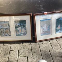 Indian prints framed