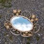 Vintage Convex Mirror Metal Image 3