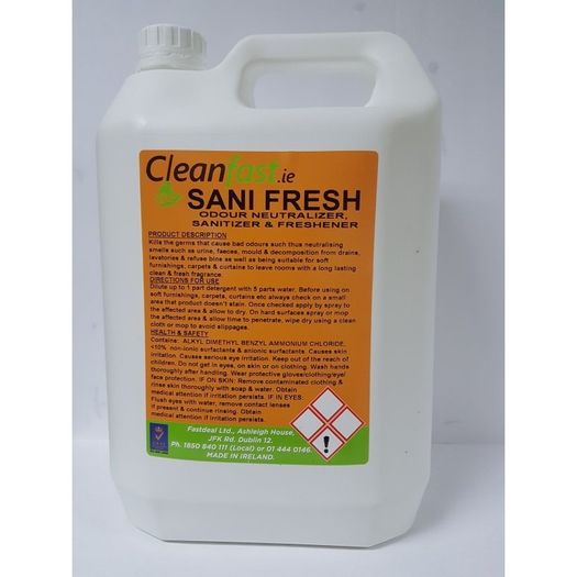 Cleanfast Sani Fresh Odour Neutralizer, Sanitizer & Freshener 5l