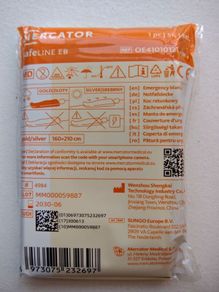 Emergency thermal blanket, camping, hiking blanket