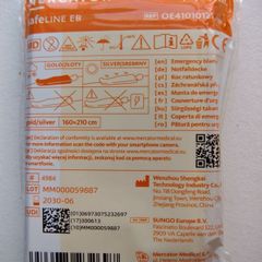 Emergency thermal blanket, camping, hiking blanket