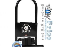 35244 Bike Long U Lock Anti Theft Metal Steel Padlock