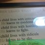 VERY UNIQUE - Framed Picture - Children Learn What They Live Image 3