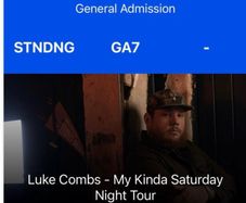 Luke Combs Concert tickets
