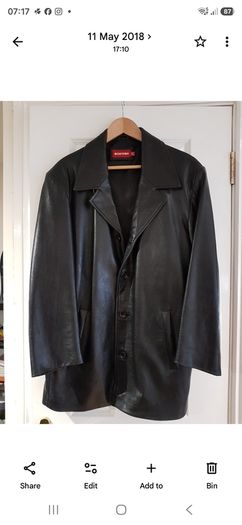 Montana leather Coat.