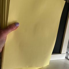 Yellow a4 paper