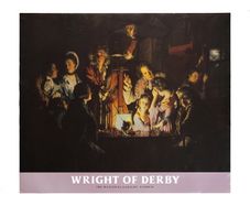 The National Gallery, London An Experiment on a Bird in the Air Pump Wright of Derby Near A1 Size Print/Poster