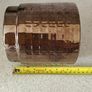 Stylish Metallic Bronze Textured Ceramic Planter - 13cm Image 5