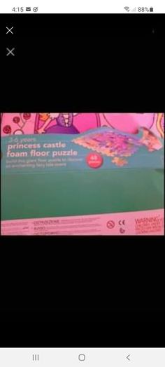 Princess Castle giant foam floor puzzle