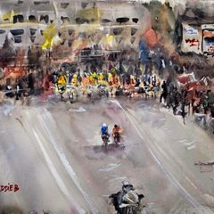 via Roma  revenge for the worlds watercolour