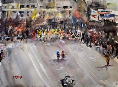 via Roma  revenge for the worlds watercolour