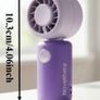 Portable usb rechargeable fan orange 2 for 20 Image 4