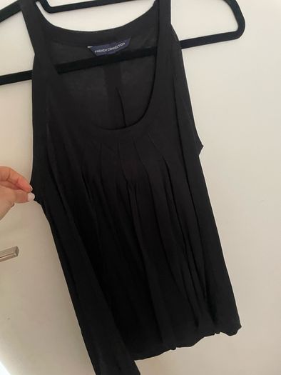 french connection black top new size 8