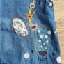 Pinafore dress outfit (pinafore, top, tights), size 18-24 months Image 3