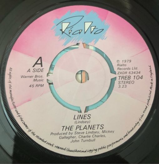The Planets - Lines (1979) 7"