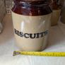 Vintage Pearsons of Chesterfield Stoneware Kitchen Set, Biscuits Jar, Sherry Dispenser and jar Image 4