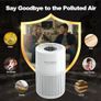 Air Purifier for Bedroom Home - Quiet HEPA Filter Cleaner with Fragrance Sponge & 3 Speed for Dust, Pet,Better Sleep, Air Freshener, Odour, Smoke, Office, Desktop Image 7