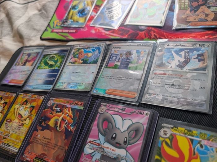 Pokemon Cards Bulk Lot, IR, Trainer Cards, Masterball, Ex, Charizard, Meowth, Pikachu