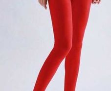 Sexy  red crotchless pantyhose for crossdressers and girls