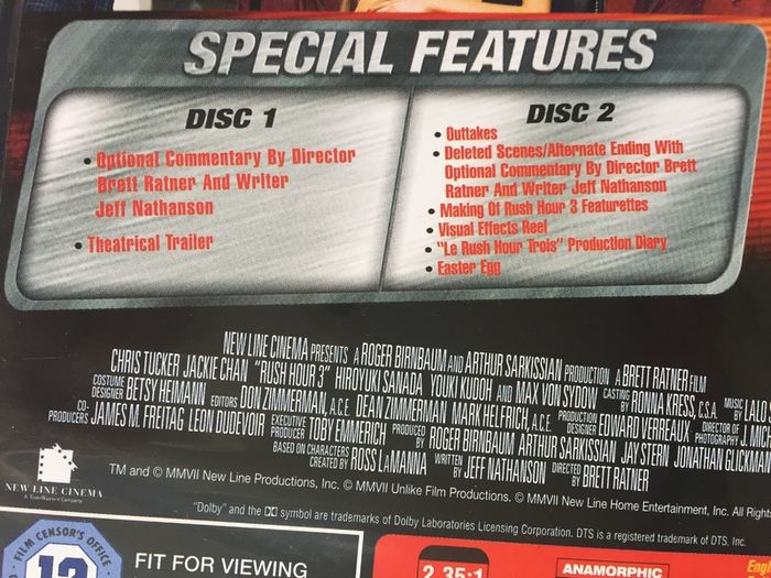 Rush Hour Trilogy Movies (Jackie Chan and Chris Tucker) [Movie 3xDVD]