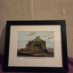 Castle of Dunamace in the Queen's County - Framed