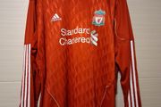 Liverpool Jersey. Official Adidas Liverpool FC Mens Home Jersey.Suarez Name and Number Set.  Authentic Original From From 2012. Not A Modern Day Remake.