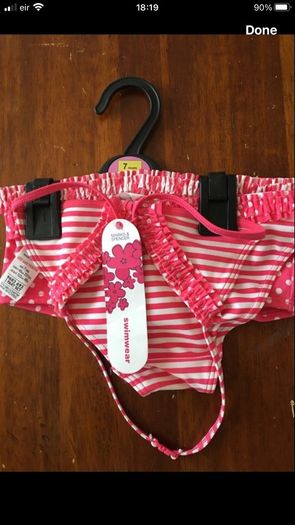 Girls BNWT three piece biniki age 7