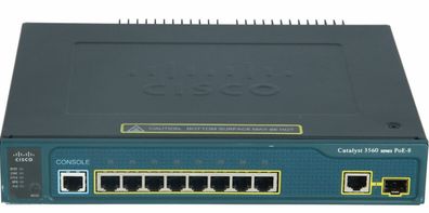 3 X Cisco 3560-8 Layer 3 Switches