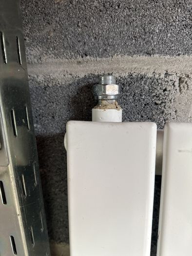 White home radiator
